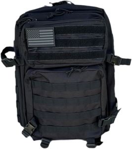 Sac à dos tactique en denim 40L, fermeture éclair Molle 900D/1000D, polyester, équipement de survie, randonnée, camping, voyage, 3 jours - Product Image 4