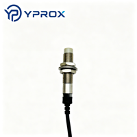 YPROX LJ12A M12 Sensor Proximitas Induktif 3-Kawat Presisi Tinggi Jarak Deteksi 2-4mm IP67 10-30V DC Terlindungi/Tidak Terlindungi 300Hz