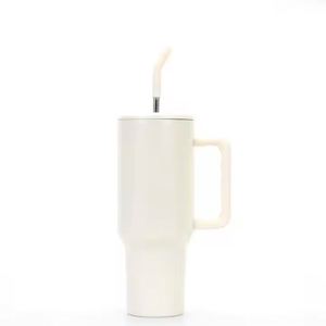 Gobelet isotherme personnalisé en acier inoxydable de 40 oz avec poignée, tasse à café avec logo, 20 oz, 30 oz, 40 oz pour l'eau, le thé, les boissons - Product Image 4