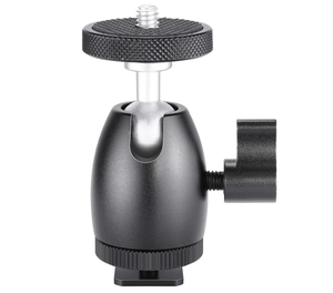 <span class=keywords><strong>Pas</strong></span> cher Prix Mini Rotule 360 Degrés Avec Montage De Sabot pour Caméras de Smartphone, Gopro, lampe Vidéo LED, Micro - Product Image 1