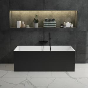 Baignoire Shinestone Baignoire adulte sans couture en forme de lune Maison autoportante Hôtels <span class=keywords><strong>nordiques</strong></span> et B & bs Massage acrylique Lever de soleil moderne - Product Image 2