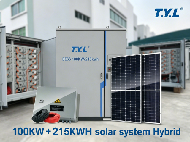 100KW 215KWH Liquid Cooling All-in-One Commercial Energy Storage Cabinet Fire Protection System Industrial Microgrid Projects