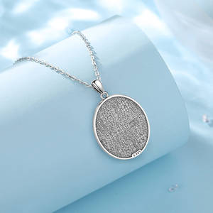 Merryshine Vintage 925 plata esterlina Gabriel Oriel Buen Dios Espíritu fantasma cazadores colgante collar - Product Image 3