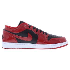 Nike Air Jordan 1 Low SE Leather <b>Mens</b> <b>Shoes</b> Black Varsity Red Wolf Grey White Basketball Style - Product Image 2