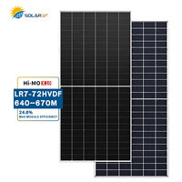 Panneau solaire bifacial Longi de type N avec cellule HPBC 2.0, efficacité maximale du module de 24,80 %
