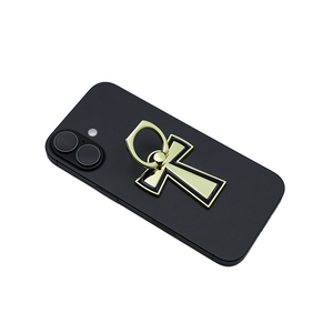 Croix en métal époxy émaillé souple personnalisée Ghost 360 °   Support de téléphone réglable, anneau de maintien pour téléphone, boucle de doigt pour coque de téléphone - Product Image 2
