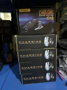 Q13 беспроводная мышь синий зуб двойной режим 2,4 г светящаяся Механическая игра оптовая продажа без звука - Product Image 2