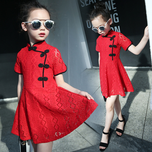 Nouveaux produits 2017, robes traditionnelles chinoises pour filles, créateur de mode pour enfants - Product Image 1