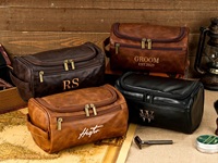 Pochette de voyage personnalisée et flexible avec fermeture éclair pour cadeaux de garçons d'honneur, kits promotionnels marketing et cadeaux d'incitation pour référés