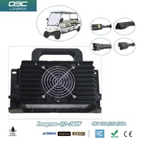 Chargeur 15s 16s 48V pour batteries LiFePO4 Li-ion, chargeur pour chariot de golf, chargeur LiFePO4 48V