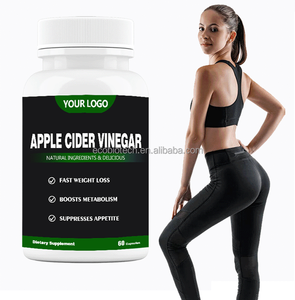 Kapsul cuka sari apel ACV suplemen wanita dan pria Vegan antioksidan kapsul cuka Apel - Product Image 1