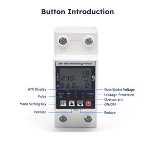 63A 투야 와이파이 스마트 미니어처 회로 차단기 전압 보호 전력 측정 230V 50/60Hz 무선 원격 제어 스위치 - Product Image 5