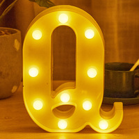 26 Luces LED de Cristal con Letras del Alfabeto Inglés para Bodas, Cumpleaños, Propuestas, Decoración de Jardín, Luz Nocturna Sorpresa