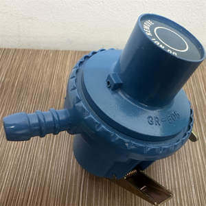 Régulateur de gaz GPL à <span class=keywords><strong>double</strong></span> clip sud-américain, entrée 35 mm, <span class=keywords><strong>sortie</strong></span> 3/8 pouces, vente chaude, directement de l'usine, accessoires de gaz - Product Image 4