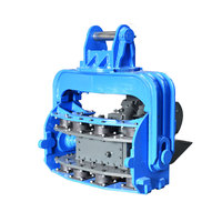 Machine de forage de pieux pour travaux de construction, marteau vibratoire, télécommande de poinçonneuse