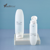 Botella de Plástico PE de Nuevo Diseño EK con Tapa Fácil de Abrir, Impresión Serigráfica, para Protector Solar y Lociones, 30ml-200ml