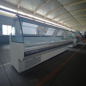 ثلاجة عرض للحوم الطازجة والسوشي والنقانق في السوبر ماركت، براد وفريزر للبيع - Product Image 4