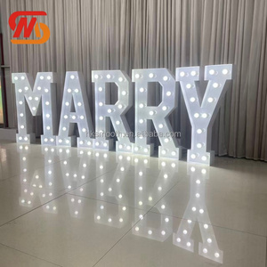 SMOOTH Wholesale Custom Factory Direct Large <b>LED</b> Letter Number <b>Lights</b> Durable Event Lamps - Product Image 4