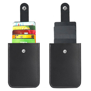 Hot Selling <strong>Personalised</strong> Custom Label PU Leather Business Credit Card Holder <strong>Wallet</strong> for <strong>Men</strong> - Product Image 2