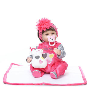 Nouveau Lifereborn Reborn Baby Dolls 40CM Full Silicone <span class=keywords><strong>Bebe</strong></span> Lifelike Reborn Dolls avec vêtements - Product Image 3