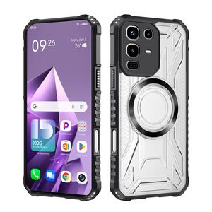 Funda Magnética Antigolpes de Doble Capa para Infinix Note50Pro 4G HOT50Pro, con Diseño de CD y Esquinas Reforzadas - Product Image 2