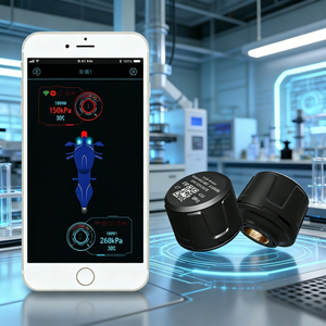 Capteur de Pression des Pneus Bluetooth TPMS pour Moto et Scooter, Contrôle sans Fil via Application, Étanche IP67, Vente en Gros OEM ODM - Product Image 1