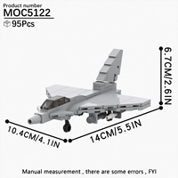 Kit de construction de briques MOC Scène Militaire Avion de Chasse Eurofighter Typhoon Modèle DIY Jouets Créatifs pour Enfants MOC5122