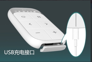 Konst siêu mỏng nhỏ hơn phổ điều khiển từ xa 433Mhz USB Type-C có thể sạc lại thiết bị massage không dây điều khiển từ xa - Product Image 3