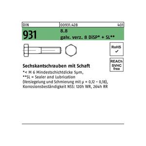 Vis hexagonale DIN 931x120mm - Product Image 1