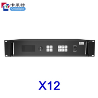 Processeur vidéo LED Premium Colorlight X12 pour mur LED à petit pas, contrôleur d'affichage multi-entrées pour grand écran commercial