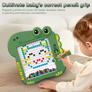 Jouets éducatifs Lucky Toys Montessori, jeu de perles magnétiques à faire soi-même, tableau de dessin et de peinture, jouets multifonctionnels pour enfants de maternelle - Product Image 4