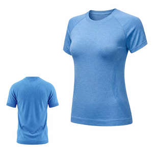 <strong>Marino</strong> <strong>Wool</strong> Acrivewear T-shirt Seamless Knit Top O-Neck Breathable Natural Stain Quick-drying Soft <strong>Base</strong> <strong>Layer</strong> for Men and Women - Product Image 3