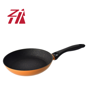 Poêle à frire en Aluminium de 22CM, <span class=keywords><strong>casserole</strong></span> orange, poêle à frire, direct d'usine - Product Image 3