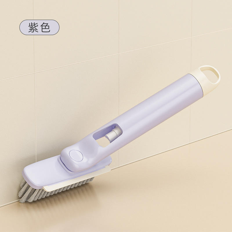 3-in-1 Crevice Brush [Purple Spray, Brush, and Scraper in One]