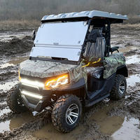 Promotion : Chariot de golf électrique 4 places 4x4, motorisé par énergie solaire 72V, 7500/10000/15000W, type Dune Buggy UTV