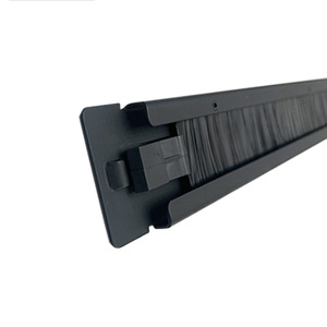 Armoire industrielle de 19 pouces 1U-42U avec panneau vierge de <span class=keywords><strong>brosse</strong></span> à poils UL94-V2 carte jaune Rack gestionnaire de câbles plaque aveugle - Product Image 3