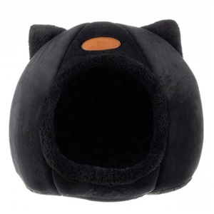 Neuankömmling Katzen hauszelt mit abnehmbarem wasch barem gepolstertem Kissen Weiches und selbst wärmendes Kätzchen bett Möbel Haustier bett - Product Image 1