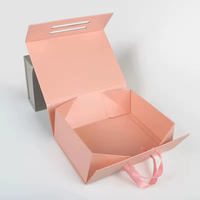 Caja de Regalo Magnética de Lujo, Portátil y Reciclable, de Cartón Rígido con Logotipo en Relieve, Forro de Esponja y Cartón