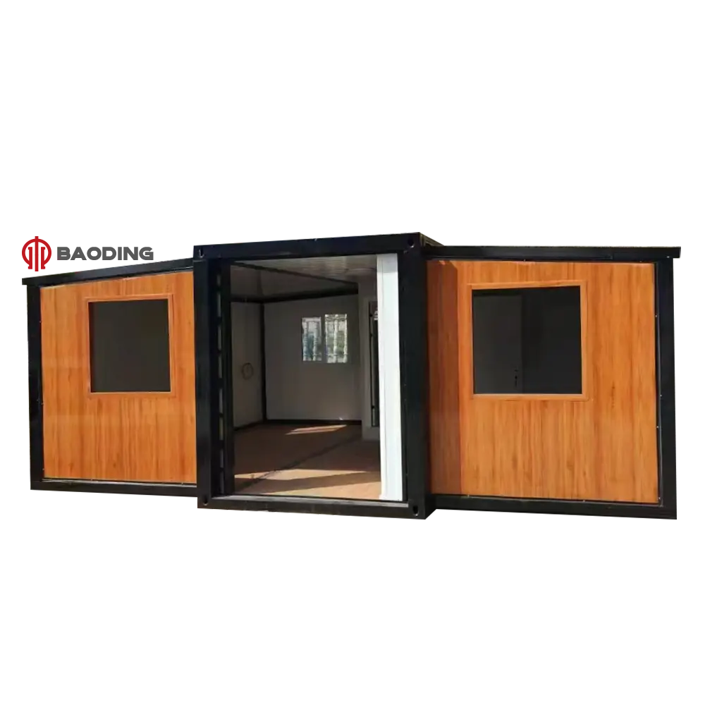 Chất Lượng Cao Biệt Thự Thiết Kế Lông Nhà Pan Một Phòng 4M * 3.5M Sang Trọng Prefab Nhà Bằng Gỗ Container Sẵn Sàng Thực Hiện