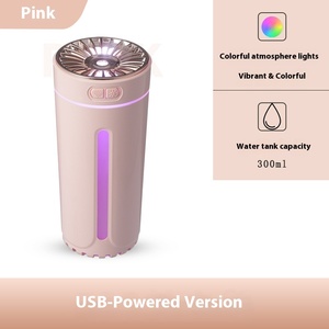 Humidificateur ultrasonique rechargeable en plastique, diffuseur <span class=keywords><strong>d</strong></span>'arômes pour la maison, purificateur <span class=keywords><strong>d</strong></span>'<span class=keywords><strong>air</strong></span> pour voiture, <span class=keywords><strong>brumisateur</strong></span> avec lumière LED colorée - Product Image 6