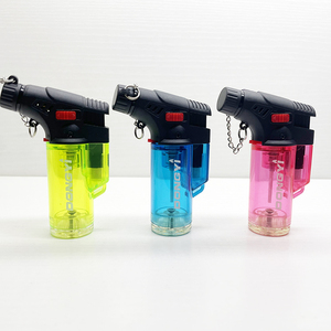 Dongyi fábrica nova chegada transparente tocha isqueiro elétrico recarregável isqueiro gás cozinha - Product Image 1
