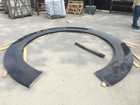 Pierre d'adaptation en granit noir absolu de conception moderne d'approvisionnement direct d'usine