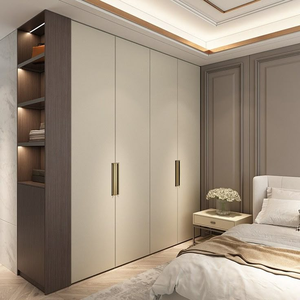 Sistema di <span class=keywords><strong>Armadi</strong></span> Modulari Personalizzabili <span class=keywords><strong>per</strong></span> Appartamenti e Hotel, Design Moderno, Installazione Integrata o Autoportante - Product Image 1