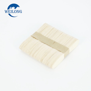 Cuillère à crème glacée jetable durable de 140mm Mini Greenwood en bois écologique pour le camping en plein air - Product Image 6
