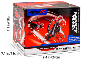 Voiture RC acrobatique à 5 roues FlytecRC Y12 360 °   Jouet télécommandé à grande vitesse avec rotation et lumière LED pour enfants - Product Image 6