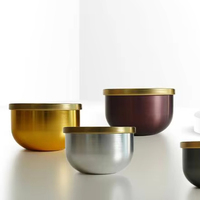 Neues Design Metall Tea Light Kerzen schalen Tassen Metall halter rcipient pour bougi Container metal Zinn Kerzen gefäß Kerzen gläser