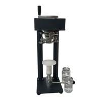 Scelleuse manuelle à levier pour bouteilles PET de thé au lait et boissons, machine de capsulage à manivelle pour canettes