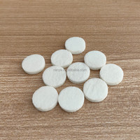Cerchi in feltro di poliestere bianco - Spessore 1/2/3/4/5 cm, tappetini fai da te per progetti artistici e diffusori di fragranze