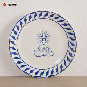 Service de table 48 pièces en porcelaine New Bone China, design fruits de style luxe bleu et blanc 2026, pour 8 personnes - Product Image 5