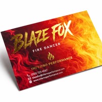 Cartes de visite personnalisées en couleur avec logo personnalisé, estampage à chaud, impression offset sur papier couché et carton